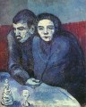 Couple in a cafe 1903 Pablo Picasso